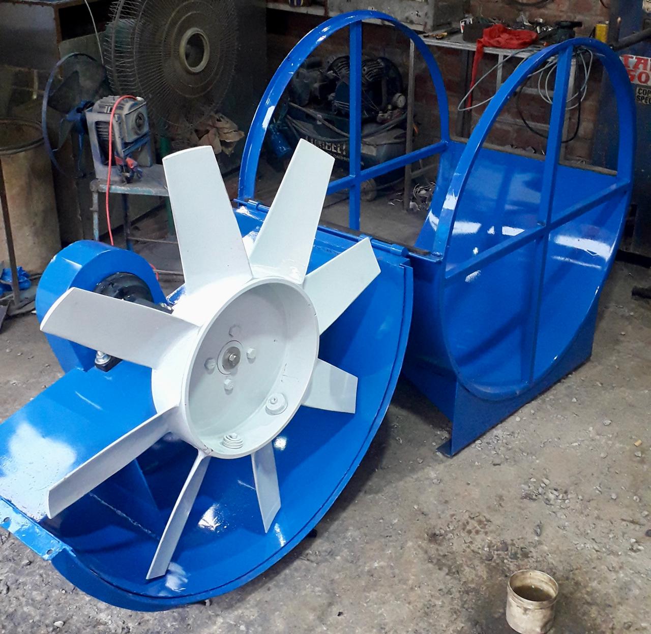 Air exhaust system industrial